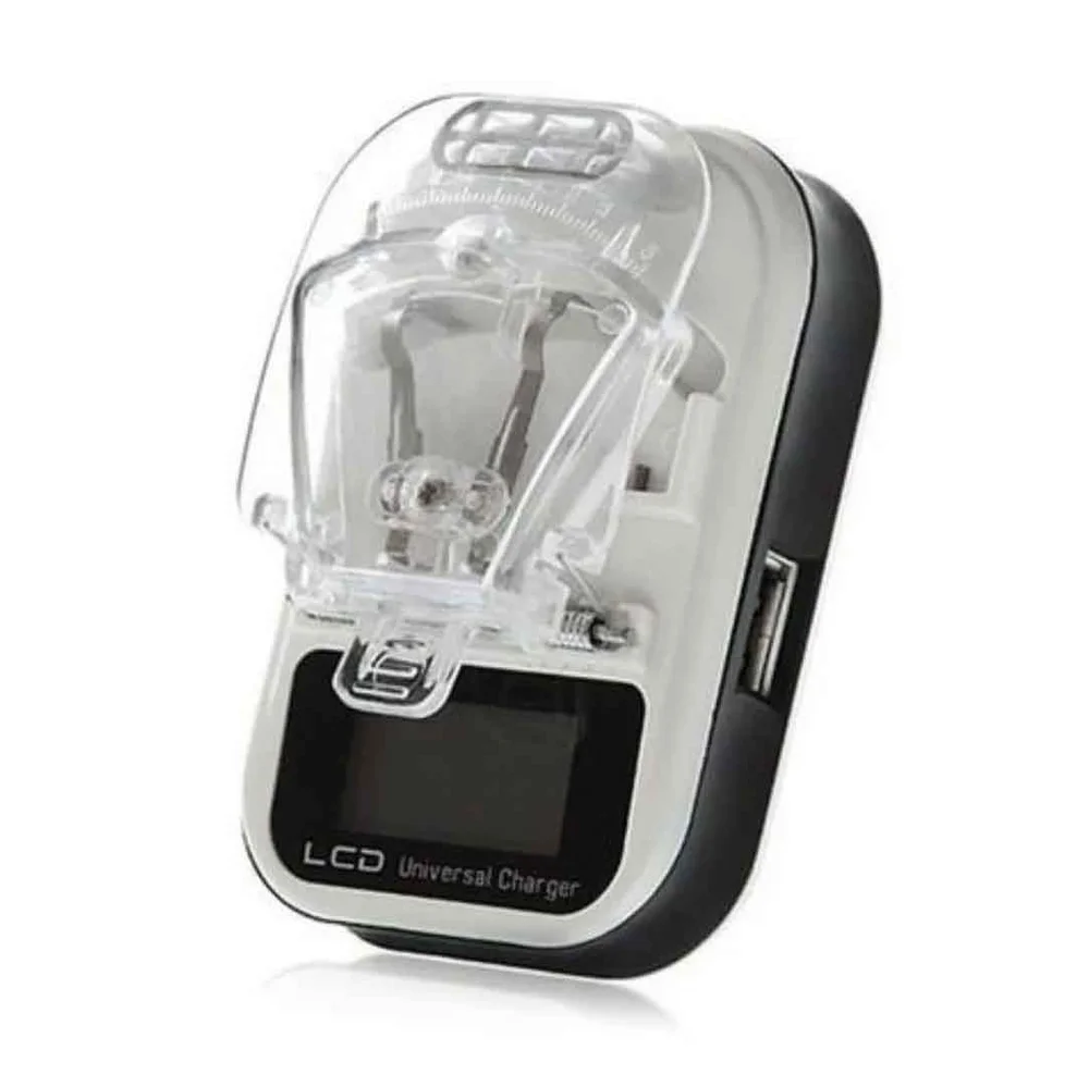Imagem 2 de 5 do produto Carregador Bateria Lítio Univ Inova Lcd Carga Celular Car-z7003