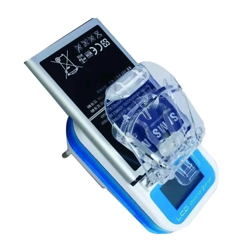Imagem 3 de 5 do produto Carregador Bateria Lítio Univ Inova Lcd Carga Celular Car-z7003