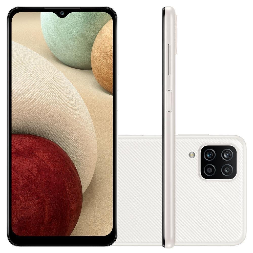 Samsung Galaxy A12 A127m 64gb Branco - Dual Chip
