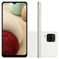 Smartphone Samsung Galaxy A12, Câ,mera Quá,drupla Traseira de 48MP+5MP+2MP+2MP, Tela de 6.5", 64GB, 4GB RAM, Octa Core, 5000mAh, Dual Chip BrancoExpan