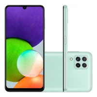 Galaxy スマートフォン A22 Samsung Galaxy A22, Câmera Quádrupla, Tela 6.4”, 128GB, 4GB RAM