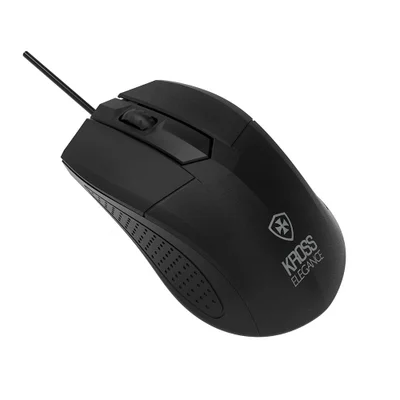 Mouse Com Fio Ke-m108 Kross, USB, 1.000 DPI, Preto