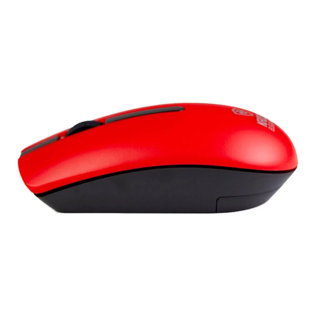 Imagem 4 de 5 do produto Mouse S/fio, Kross Recarregável, USB 1600 DPI, Vermelho - Ke-m315