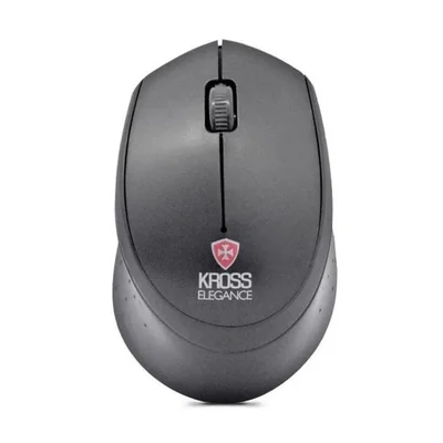 Mouse Sem Fio Kross Recarregável, USB, 1.600 Dpi, Preto - Ke-m305