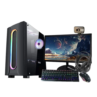 PC Gamer Completo Intel Core I7, 16GB RAM, GTX 1050TI 4GB, HD 1TB, SSD 240GB, Monitor 21.5"