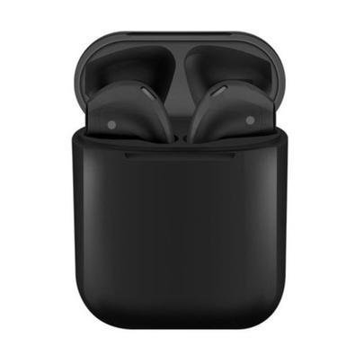 Fone De Ouvido I12 Tws Black  Sem Fio Touch Preto