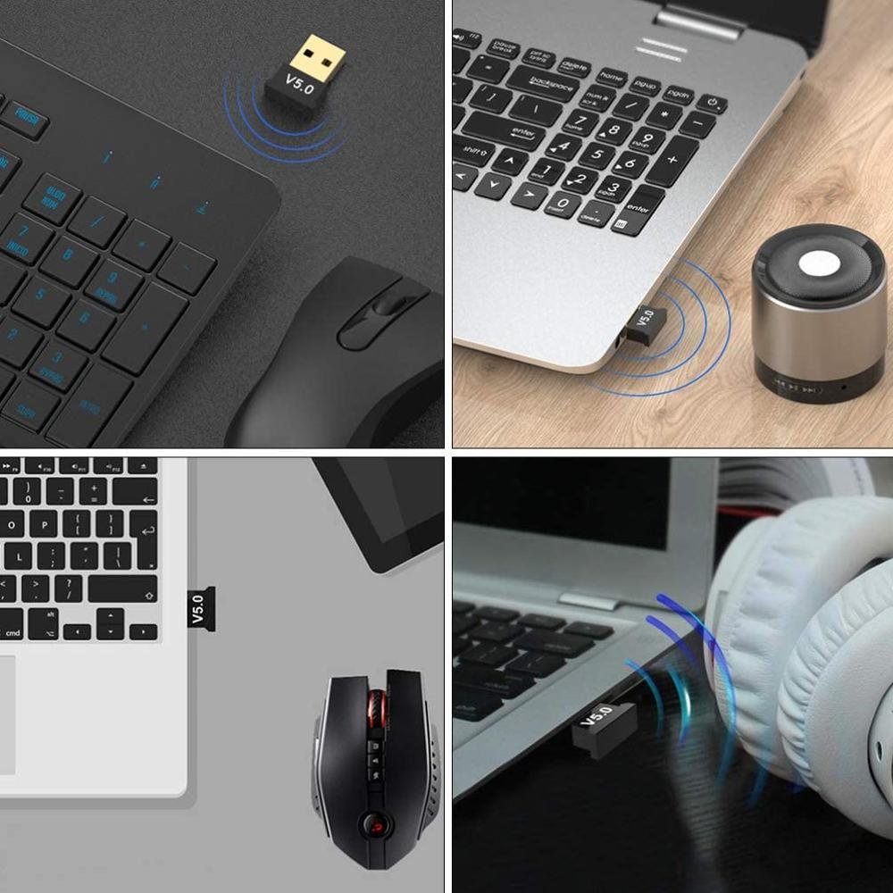 Imagem 5 de 5 do produto Cabos Altomex Bluetooth 5.0 USB Preto Dongle