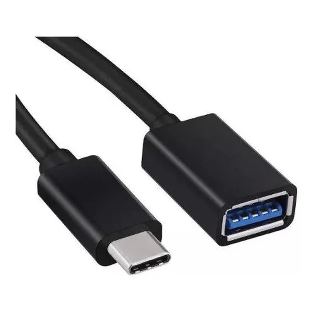 Imagem 2 de 3 do produto Cabo USB Lelong Femea Para Type C Otg 15cm