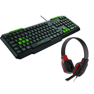 Headset Gamer P2 Preto/Vermelho Multilaser - PH073 - Multilaser