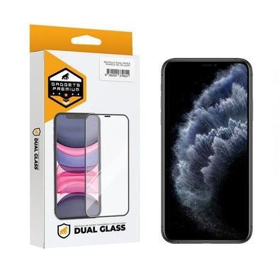 Película Dual Glass Para Iphone 11 Pro Max / Xs Max - Preto - Gshield