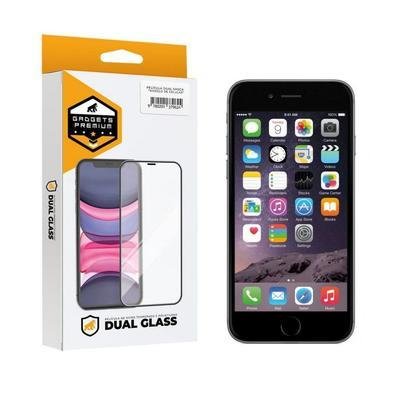 Película Dual Glass Para Iphone 6s Plus - Preto - Gshield