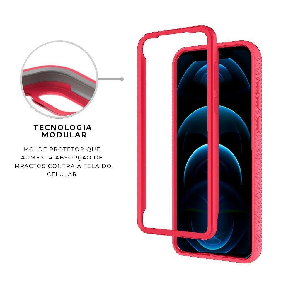Imagem 3 de 5 do produto Capa Stronger Rosa Para Iphone 12 Pro Max - Gshield