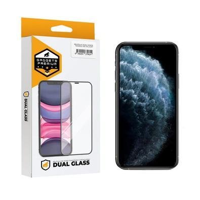 Película Dual Glass Para Iphone 11 Pro / X / Xs - Preto - Gshield