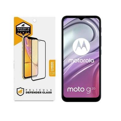 Película Gshield Defender Glass Para Motorola Moto G20, Preta