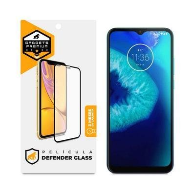 Película Defender Glass Para Motorola Moto G8 Power Lite - Preta