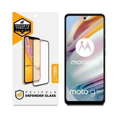 Película Gshield Defender Glass Para Motorola Moto G60, Preta