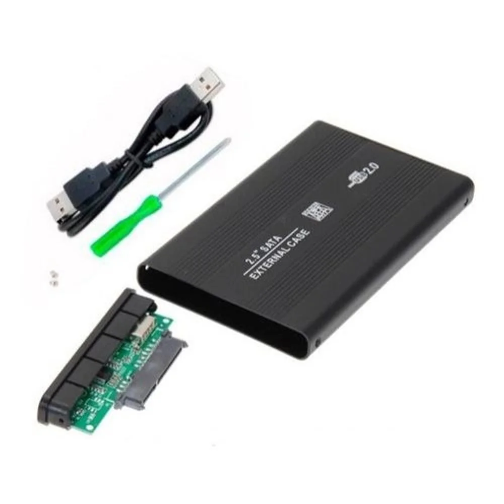 Case para HD Dex Externo, SATA 2.5, Para Notebook, USB 2.0, Preto