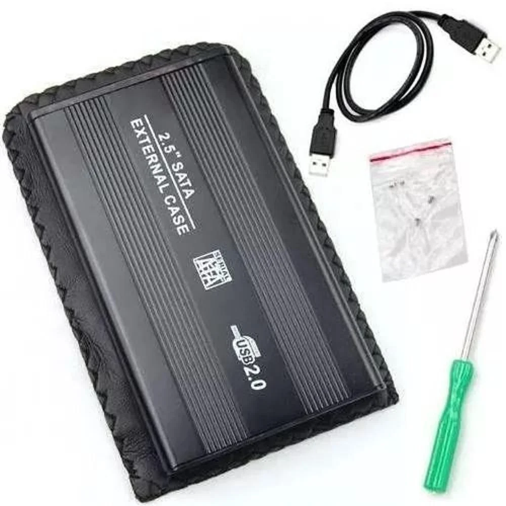 Case para HD Dex Externo, SATA 2.5, Para Notebook, USB 2.0, Preto