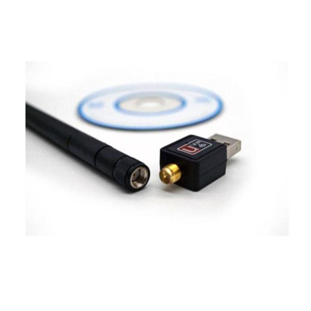 Imagem 2 de 2 do produto Adaptador De Rede USB 2.0 Knup, Sem Fio, Antena De 6DBI, Wi-FI, WLAN, 600Mbps