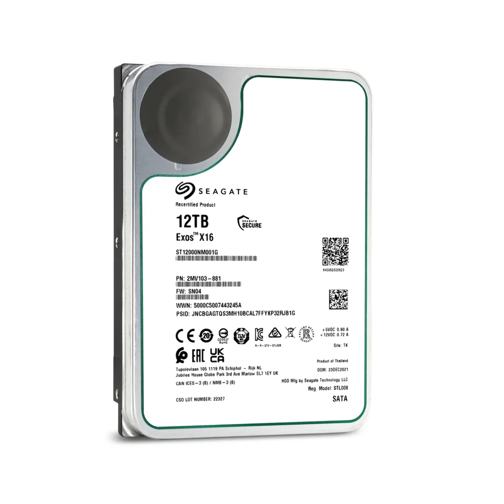 HD Seagate 12TB ExosX16 35 SATA 3 KaBuM