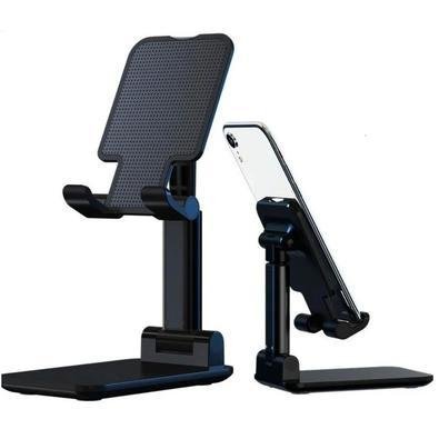 Suporte para Smartphone Lelong, Portátil, Mesa, Universal, Ajustável, Preto - LE-049