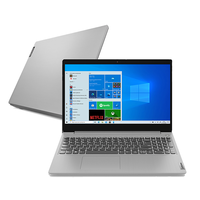Notebook Lenovo Ultrafino Ideapad 3i, Intel Core I5-10210U, 8GB, SSD 256GB, Tela 15.6", Windows 10, Prata - 82BS0005BR Menor preço em Notebook Lenovo Ultrafino Ideapad 3i, Intel Core I5-10210U, 8GB, SSD 256GB, Tela 15.6", Windows 10, Prata - 82BS0005BR