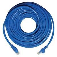 Cabo de Rede Patch Cord de 30 Metros CAT5E Azul Exbom CBX-N5C300Projetado para redes internas de computadores ethernet hub roteador etc. Cabo de Rede 