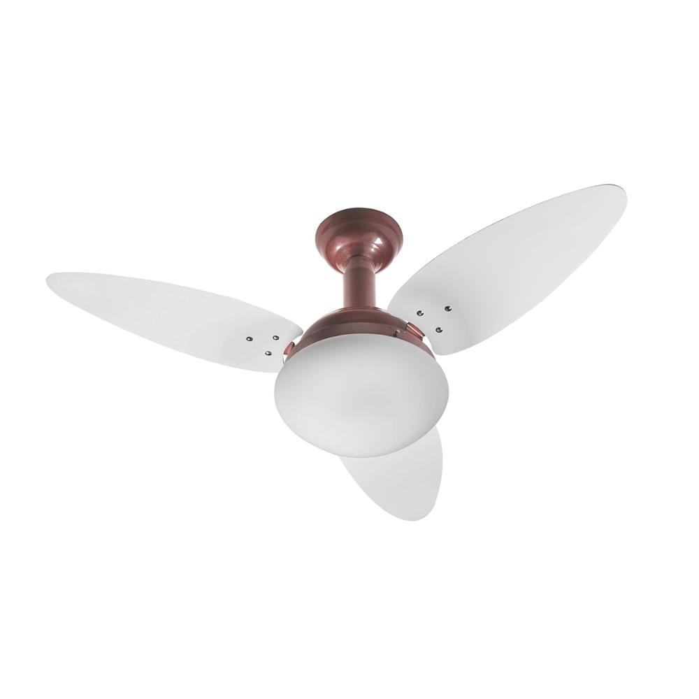 Ventilador De Teto Jet Venti-delta Rosê 3pás Brancas 220 V