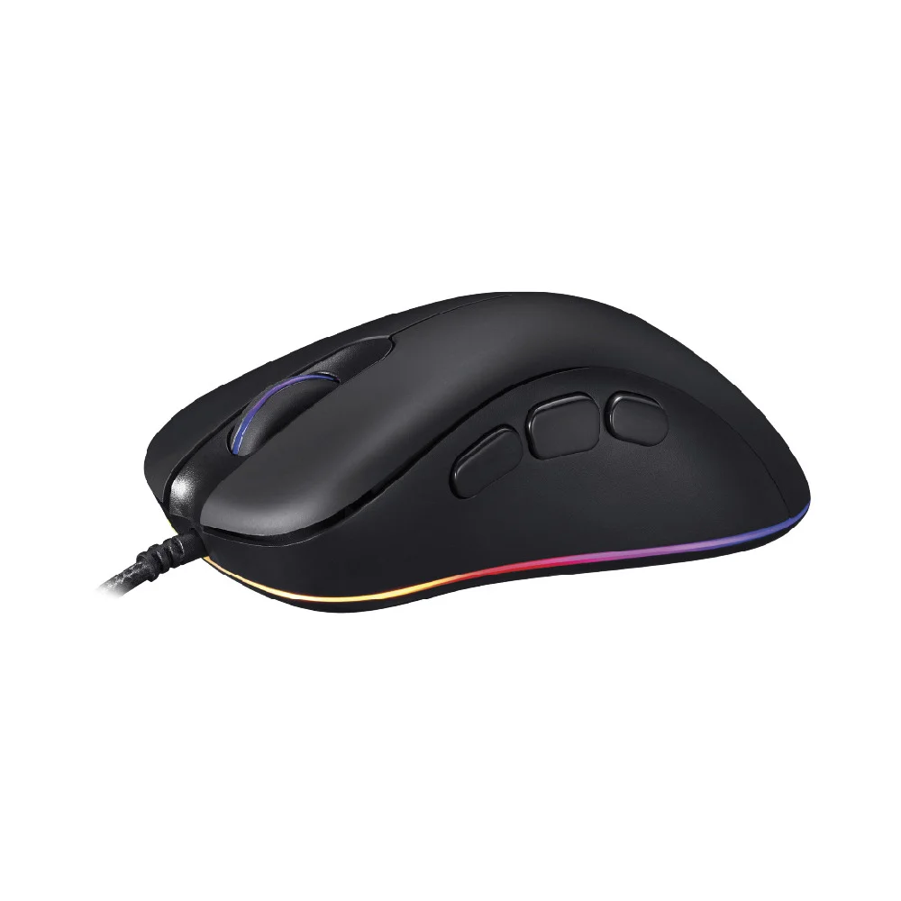 Imagem 2 de 5 do produto Mouse Gamer C3Tech Rumble, RGB, 8 Botões, 6400 DPI - MG-400BK