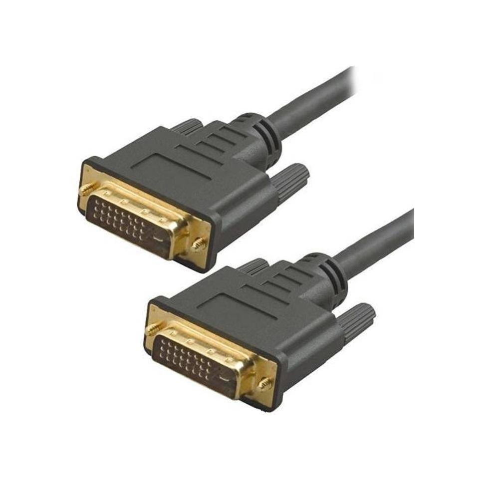 Imagem 2 de 2 do produto Cabo Para Monitor E Projetor Dvi-d X Dvi-d Dual Link 1.8 Mts