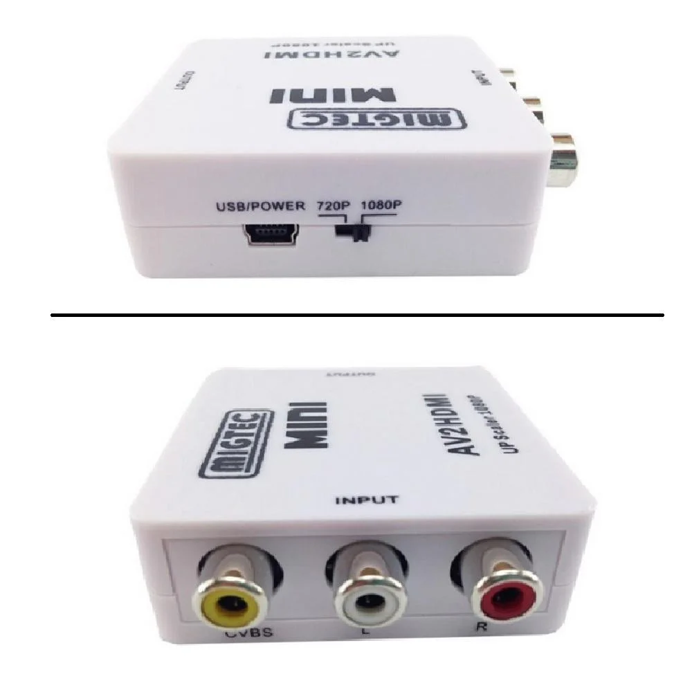 Imagem 3 de 3 do produto Adaptador Rca Para Hdmi 720p Ou 1080p - Av2hdmi