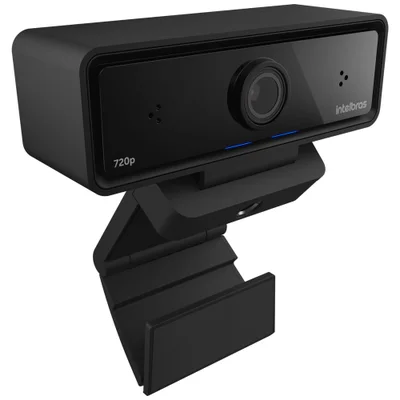 Webcam Intelbras Cam-720p, Hd 1280x720, 1 Mega Pixel, Foco Fixo, Microfone