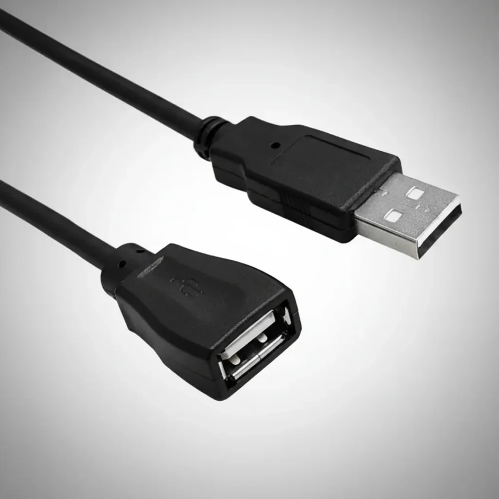 Imagem 3 de 3 do produto Cabo Up Extensor Usb 2.0 Amaf 1.8m Preto Niquelado