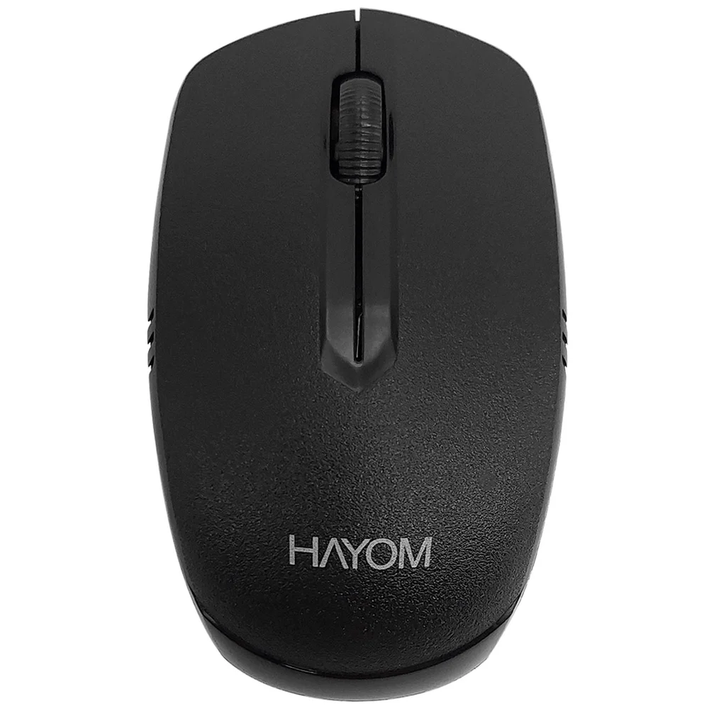 Imagem 3 de 5 do produto Kit Teclado E Mouse Sem Fio Hayom Office, Abnt2, 1200 DPI, Preto - TC3210