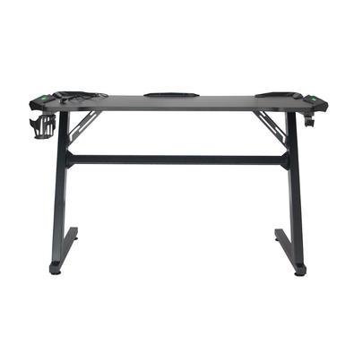 Mesa Gamer LED Pelegrin Pel-004p, Preta, Metal E MDF