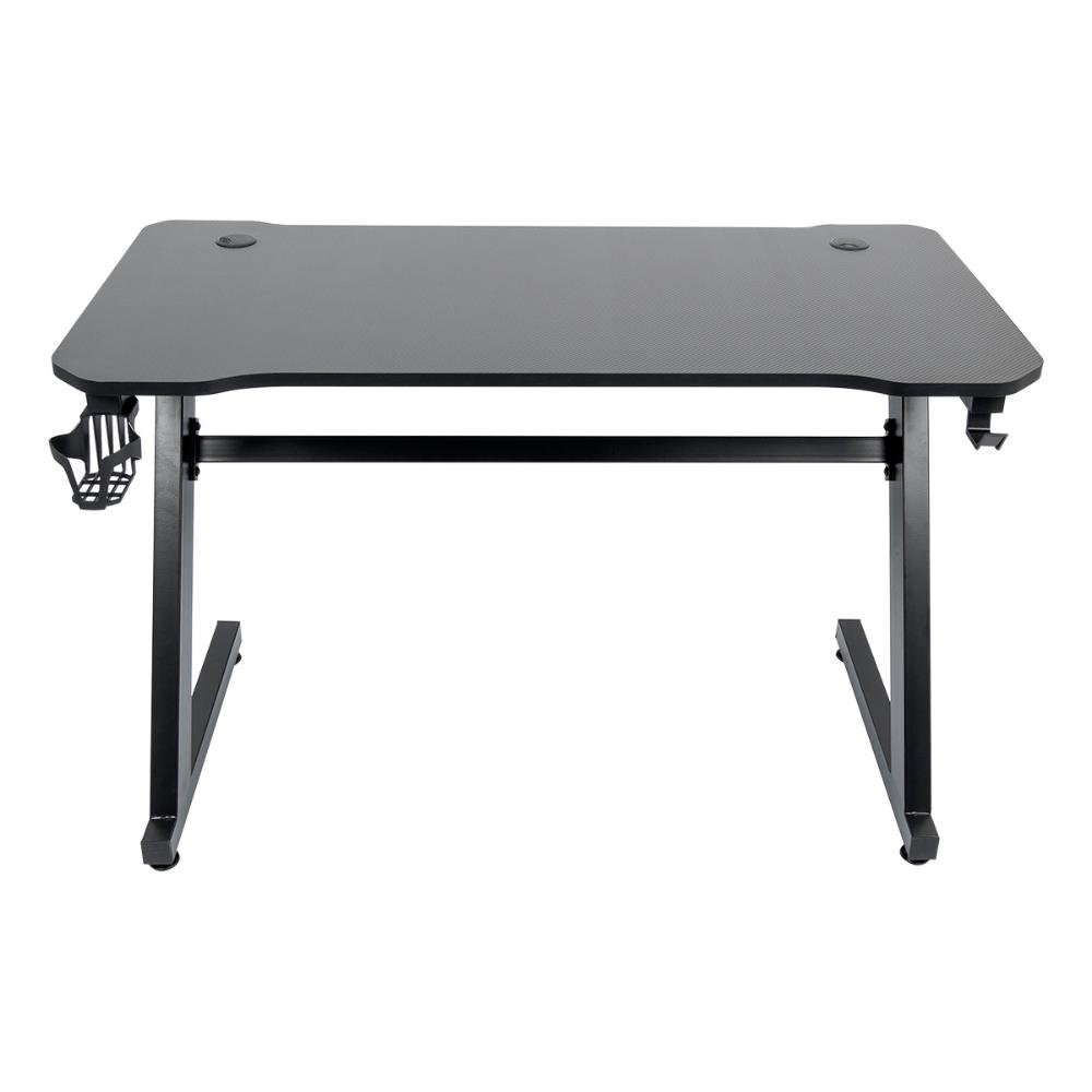Mesa Gamer Pelegrin Pel-002p, Preta, Metal E MDF