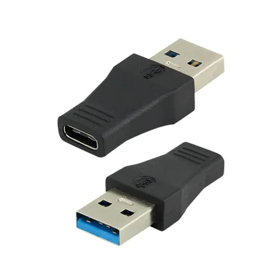 Adaptador USB 3.0 Macho Para USB-C, 5+, Plug And Play, Preto - 003-0142