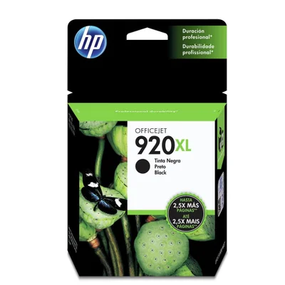 Cartucho 920xl 29ml Preto Original Cd975al 1 Un Hp