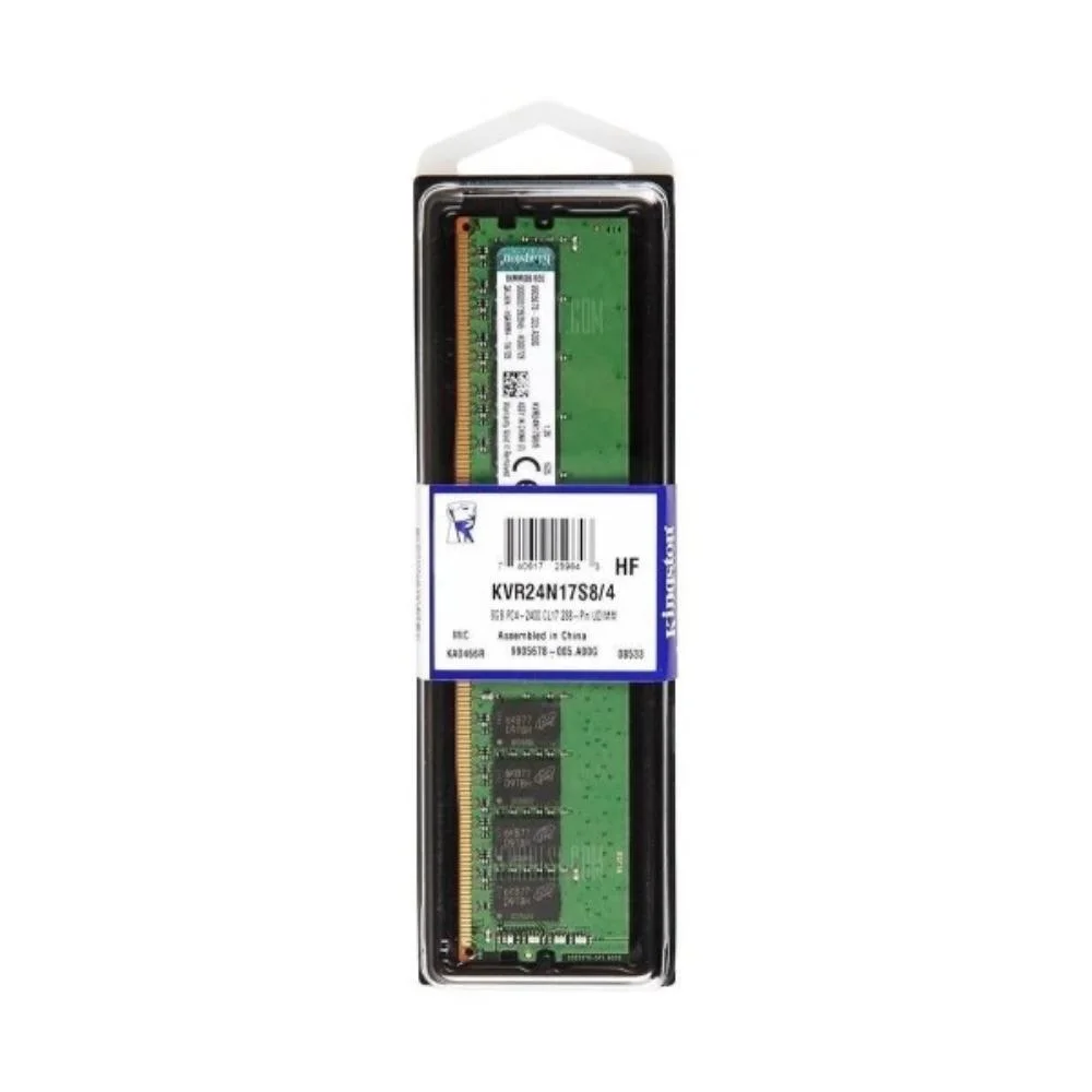 Memória Pc 4gb Ddr4 2400mhz Cl17 Kvr24n17s8/4 Kingston