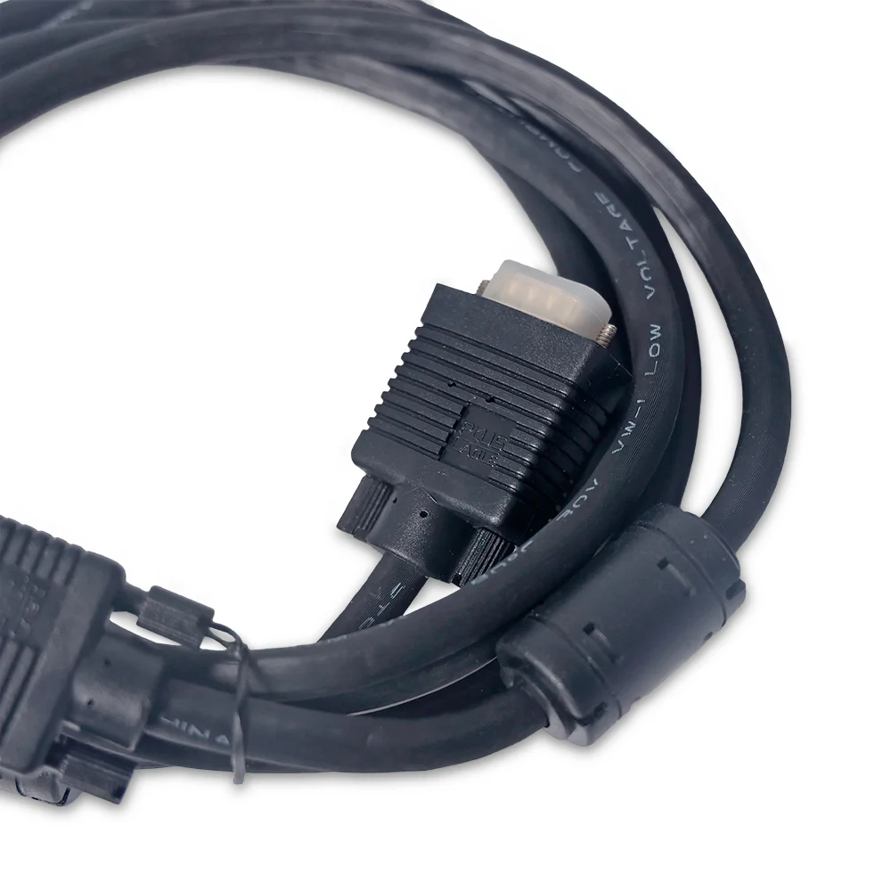 Imagem 3 de 4 do produto Cabo VGA Para Monitor Plus Cable, Conector Ouro, 1.8M - PC-MON1802