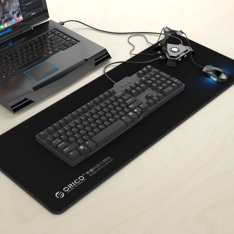 Mousepad Gamer Extra Grande (800x300mm) - Mps8030 - Orico - Preto Mousepad Gamer Extra Grande (800x300mm) - Mps8030 - Orico - Preto