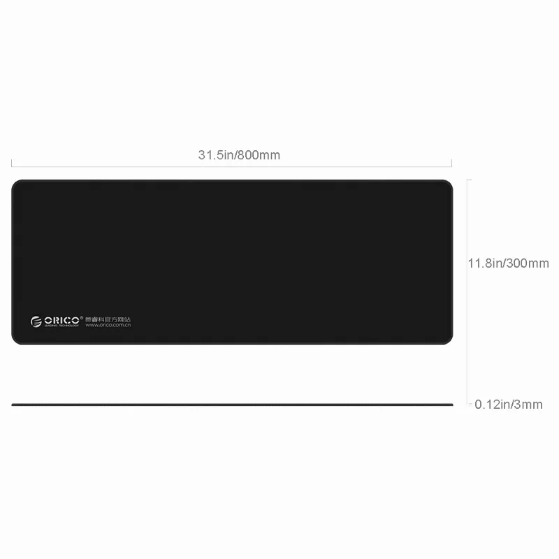 Mousepad Gamer Extra Grande (800x300mm) - Mps8030 - Orico - Preto Mousepad Gamer Extra Grande (800x300mm) - Mps8030 - Orico - Preto