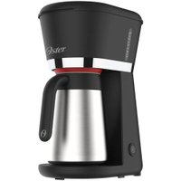 Conheç,a a Cafeteira com jarra de Inox Oster®, e coloque mais bom gosto na sua rotina. Alé,m de linda, ela prepara rapidamente aquele café, especial q