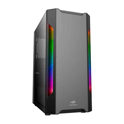 Gabinete Gamer Sem Fonte, C3tech - Mt-g680sbk