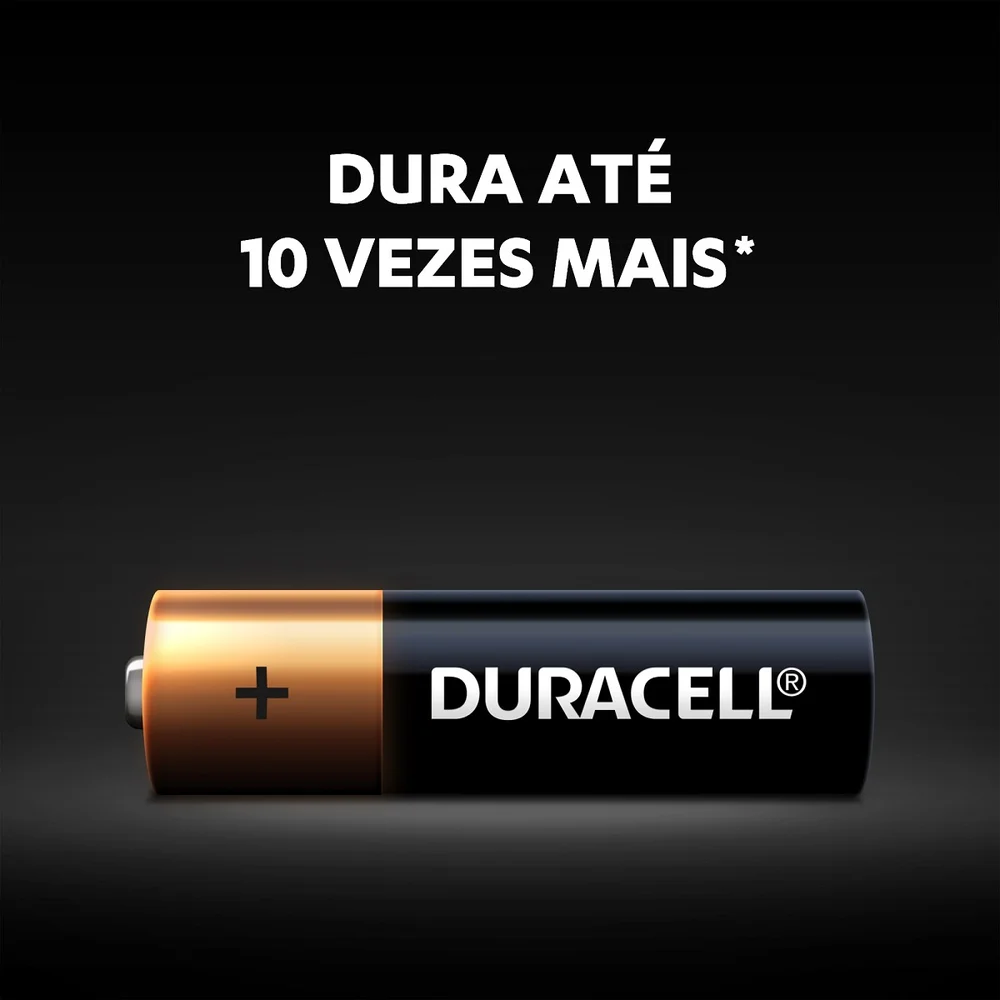 Pilha Alcalina Aa Pequena Duracell Com 16 Unidades