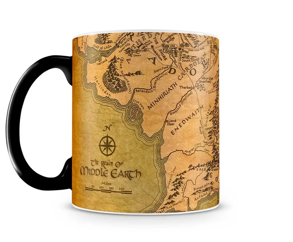 Caneca Mágica Mapa Caneca Mágica Mapa