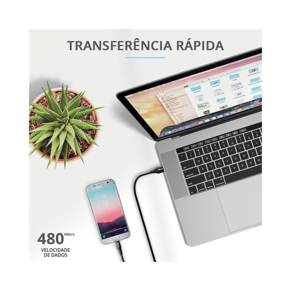 Imagem 5 de 5 do produto Cabo Usb Para Micro Usb De 1m Ndura Trust