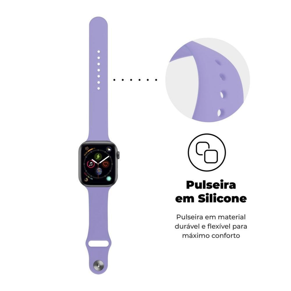 Imagem 2 de 4 do produto Pulseira Para Apple Watch 38mm / 40mm Ultra Fit - Lavanda - Gshield