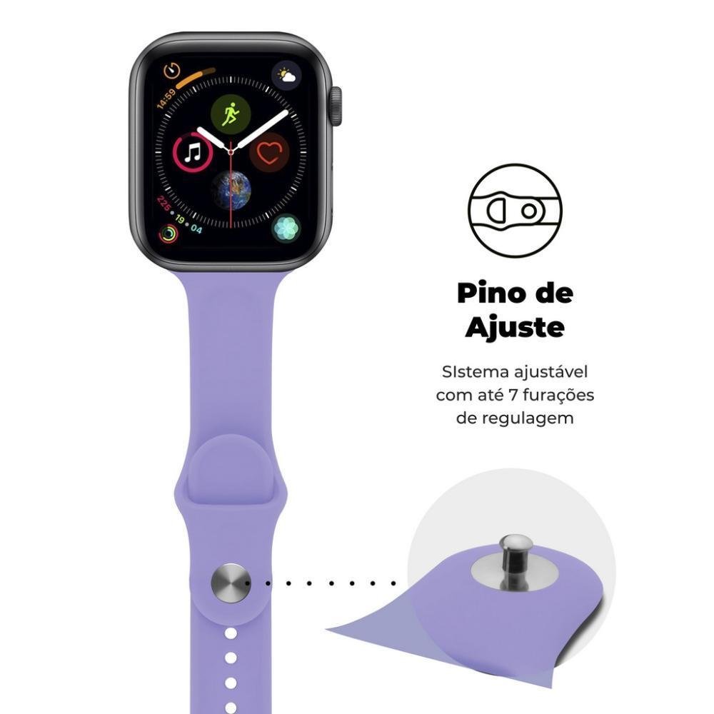 Imagem 4 de 4 do produto Pulseira Para Apple Watch 38mm / 40mm Ultra Fit - Lavanda - Gshield