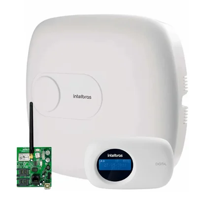 Kit Central De Alarme Monitorada Amt 4010 Smart + Placa Ethernet/gprs Xeg 4000 Smart - Intelbras